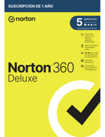 Norton 360 Deluxe Seguridad de antivirus Base Español 1 licencia(s) 1 año(s)