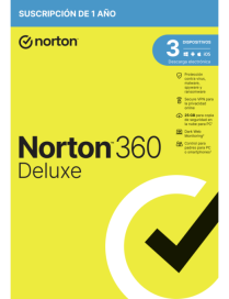 Norton 360 Deluxe Seguridad de antivirus Base Español 1 licencia(s) 1 año(s)