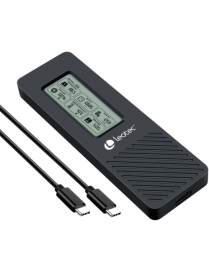 Leotec LEM2EXT01 disco duro externo USB Tipo C 3.2 Gen 2 (3.1 Gen 2) Negro