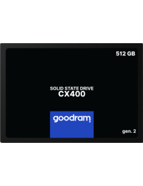 Goodram CX400 gen.2 512 GB 2.5" Serial ATA III 3D TLC NAND