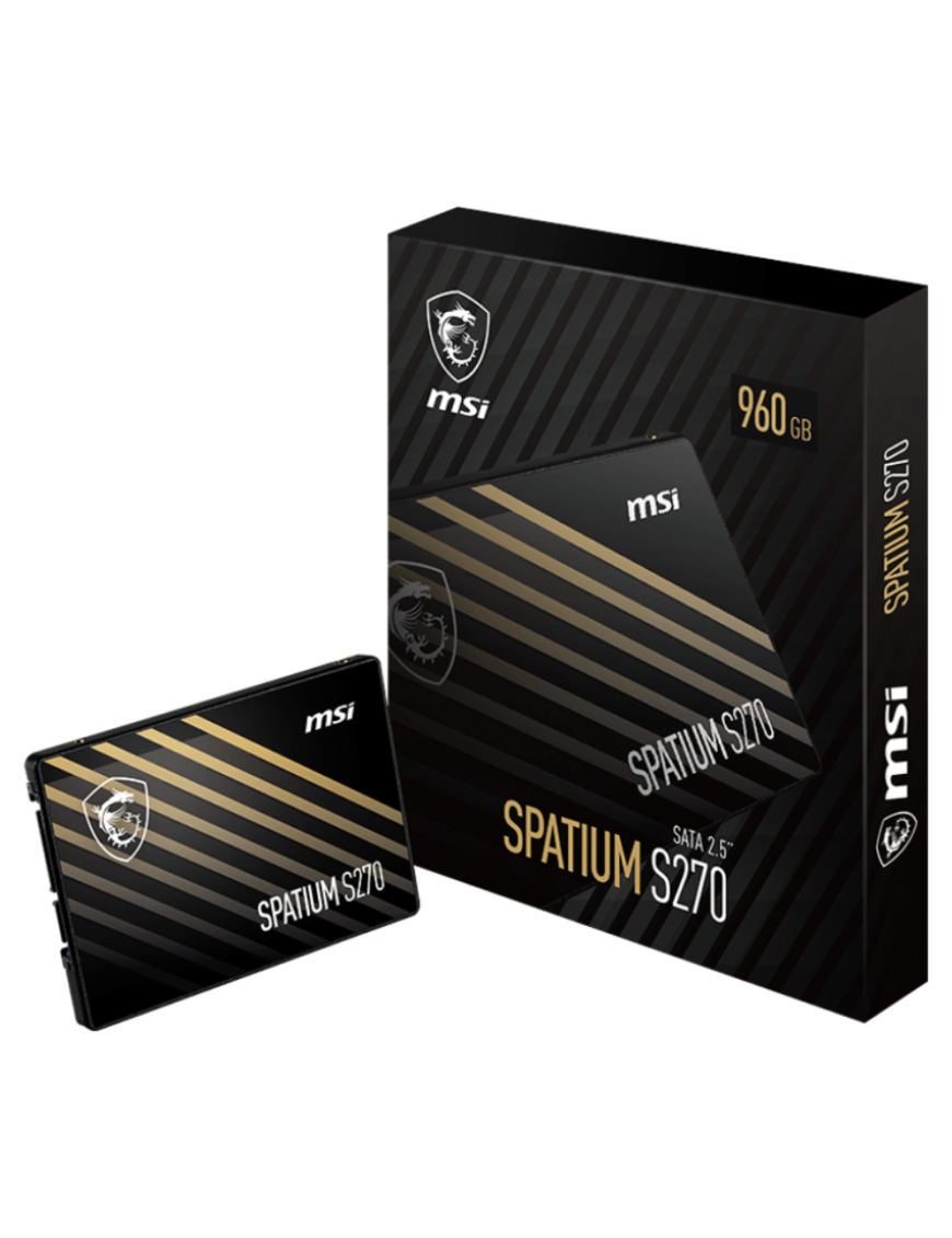MSI Spatium S270 SATA 2.5 960GB 2.5" Serial ATA III 3D NAND