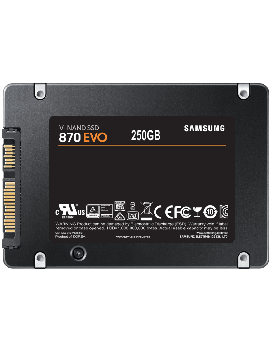 Samsung 870 EVO 250 GB 2.5" Serial ATA III V-NAND MLC