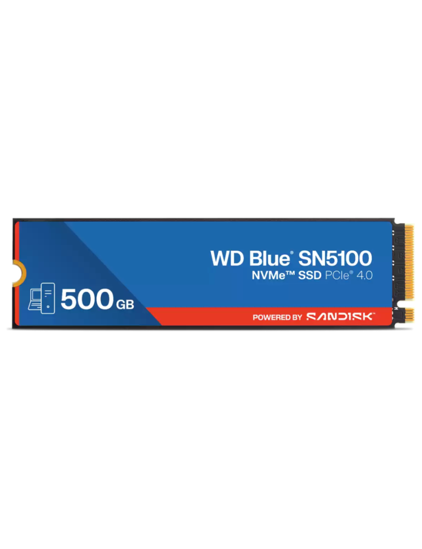 Western Digital WD Blue SN5100 500 GB M.2 PCI Express 4.0 NVMe QLC 3D NAND