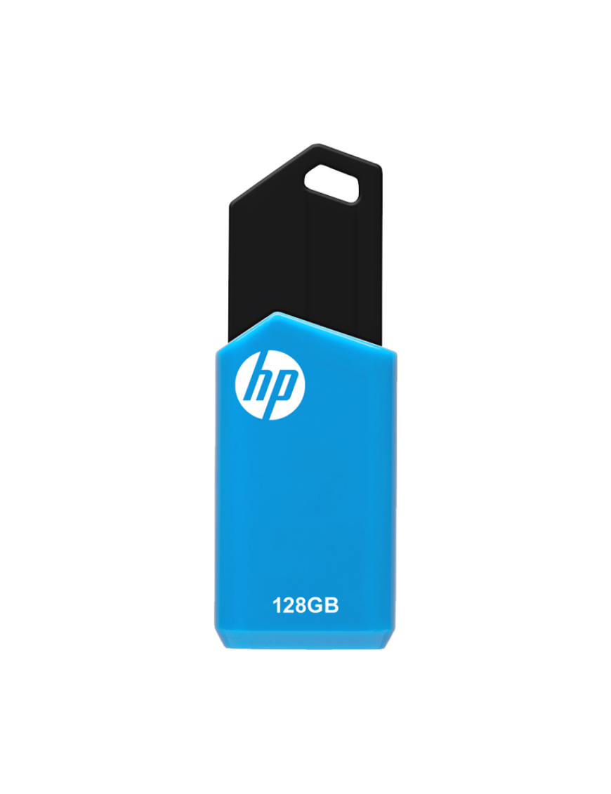 HP v150w unidad flash USB 128 GB USB tipo A 2.0 Negro, Azul