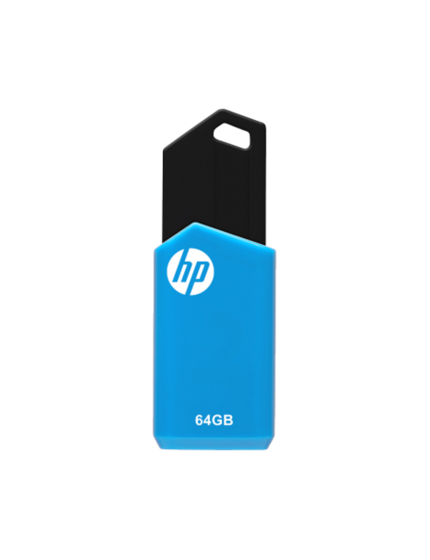 HP v150w unidad flash USB 64 GB USB tipo A 2.0 Negro, Azul