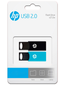 HP v212w unidad flash USB 64 GB USB tipo A 2.0 Negro, Azul