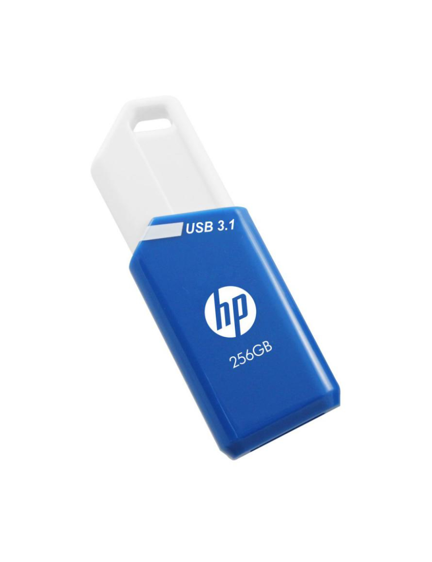 HP x755w unidad flash USB 256 GB USB tipo A 3.2 Gen 1 (3.1 Gen 1) Azul, Blanco