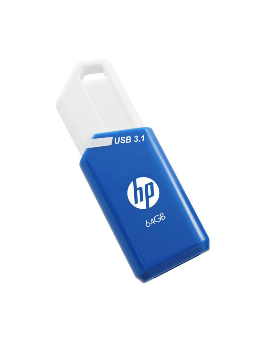 HP x755w unidad flash USB 64 GB USB tipo A 3.2 Gen 1 (3.1 Gen 1) Azul, Blanco