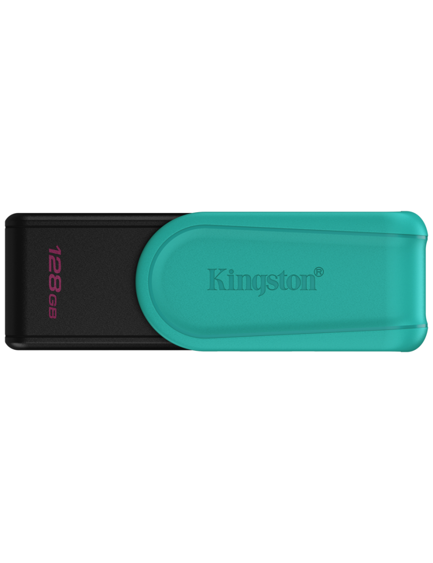 Kingston Technology DataTraveler 128GB Portable USB 3.2 Gen 1 Exodia S (Black/Turquoise)