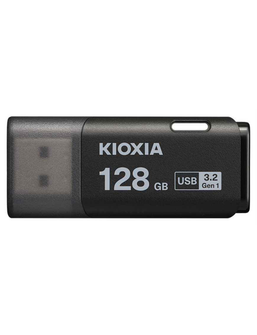 Kioxia LU301K128GG4 unidad flash USB 128 GB USB tipo A 3.2 Gen 1 (3.1 Gen 1) Negro