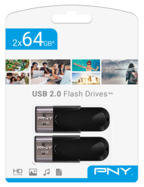 PNY Attaché 4 2.0 64GB unidad flash USB USB tipo A Negro