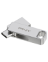 PNY DUO LINK unidad flash USB 64 GB USB Type-A / USB Type-C 3.2 Gen 1 (3.1 Gen 1) Acero inoxidable
