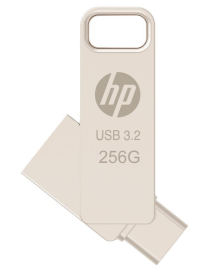 PNY HP x206C unidad flash USB 256 GB USB Type-A / USB Type-C 3.2 Gen 1 (3.1 Gen 1) Plata