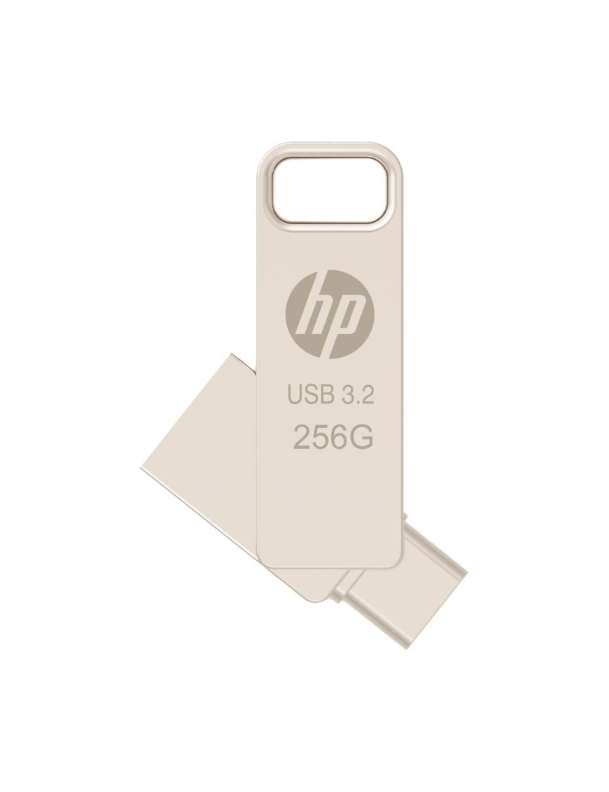 PNY HP x206C unidad flash USB 256 GB USB Type-A / USB Type-C 3.2 Gen 1 (3.1 Gen 1) Plata