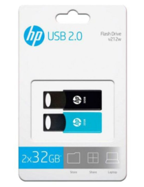 PNY v212w unidad flash USB 32 GB USB tipo A 2.0 Negro, Azul
