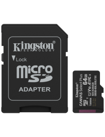 Kingston Technology 64GB microSDXC Canvas Select Plus Gen3 100MB/s A1 (Incluye adaptador de SD)