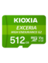 Kioxia Exceria 512 GB MicroSD UHS-I Clase 10