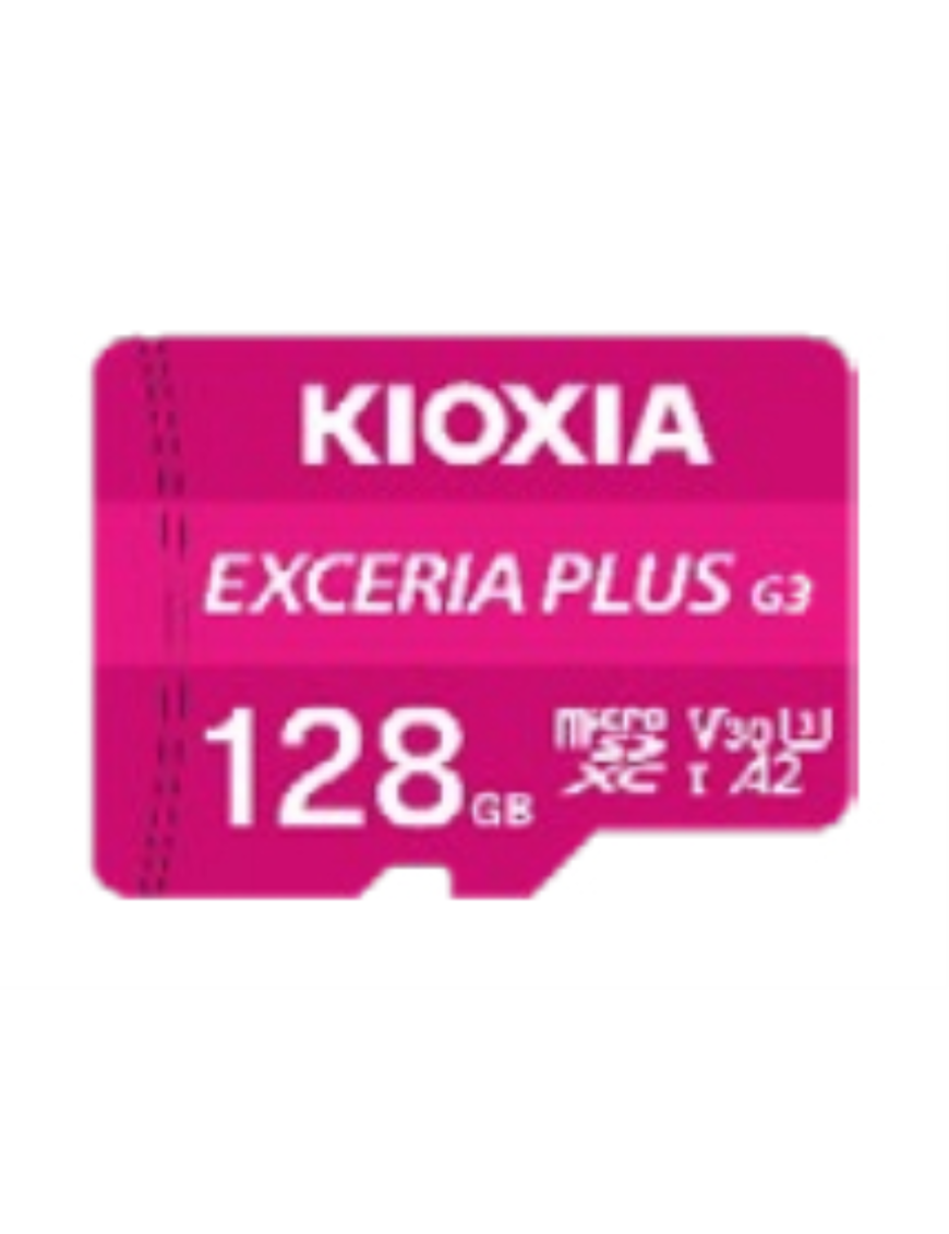 Kioxia EXCERIA PLUS G3 128 GB MicroSDXC UHS-I Clase 10