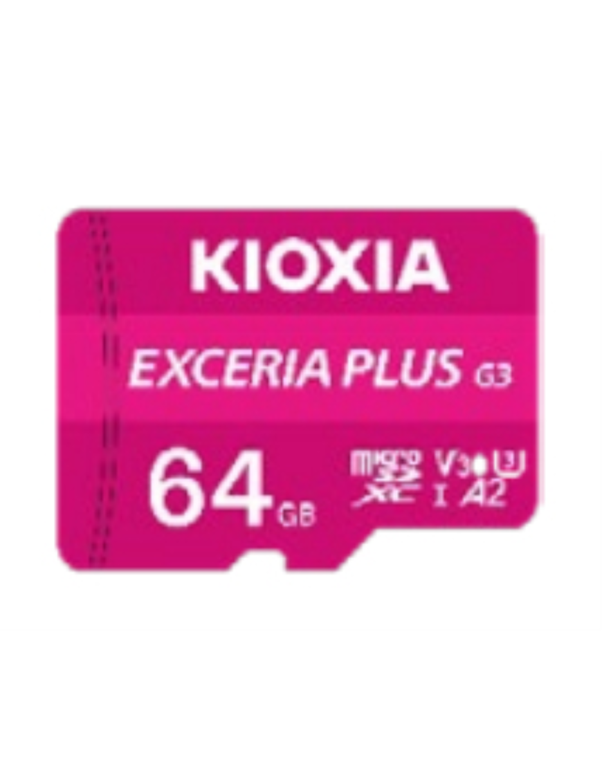 Kioxia EXCERIA PLUS G3 64 GB MicroSDXC UHS-I Clase 10