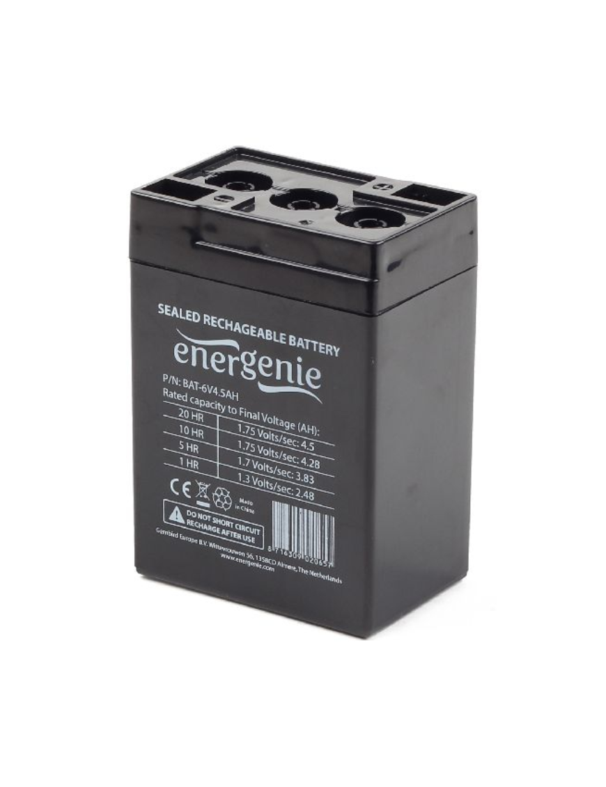 Gembird BAT-6V4.5AH batería para sistema ups 6 V 4,5 Ah
