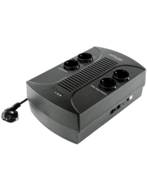 Gembird EG-UPS-001 sistema de alimentación ininterrumpida (UPS) 0,65 kVA 390 W 4 salidas AC