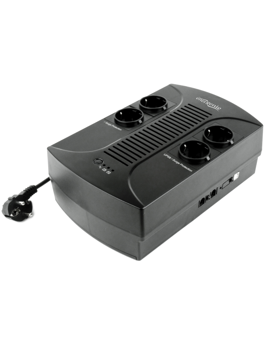 Gembird EG-UPS-001 sistema de alimentación ininterrumpida (UPS) 0,65 kVA 390 W 4 salidas AC