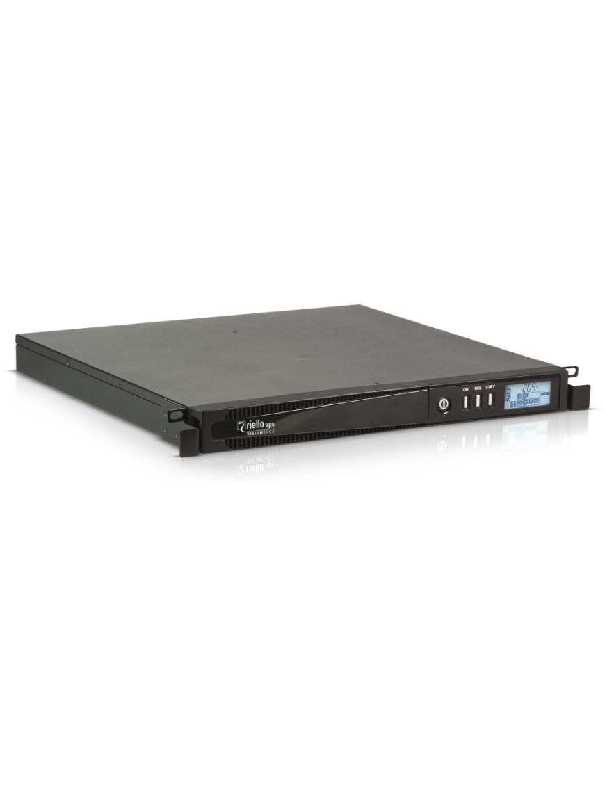 Riello Vision Rack sistema de alimentación ininterrumpida (UPS) 1,1 kVA 800 W 4 salidas AC