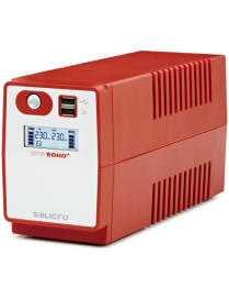 Salicru SPS 500 SOHO+ Línea interactiva 0,5 kVA 300 W 4 salidas AC