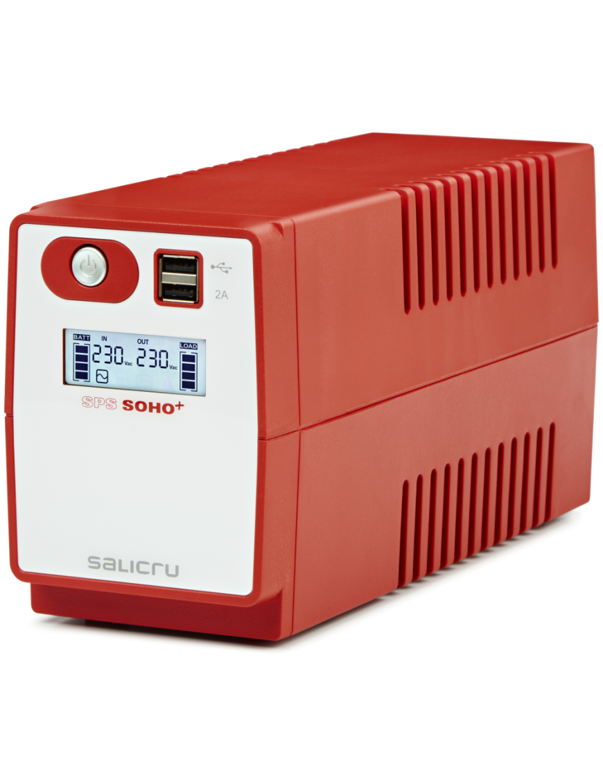 Salicru SPS 500 SOHO+ Línea interactiva 0,5 kVA 300 W 4 salidas AC
