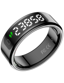 Leotec LESR01K08 rastreador de actividad LED Anillo inteligente rastreador de actividad IPX8 Negro