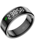 Leotec LESR01K08 rastreador de actividad LED Anillo inteligente rastreador de actividad IPX8 Negro