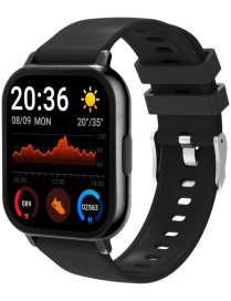 Denver SWC-176B Relojes inteligentes y deportivos 4,6 cm (1.81") TFT Digital Pantalla táctil Negro