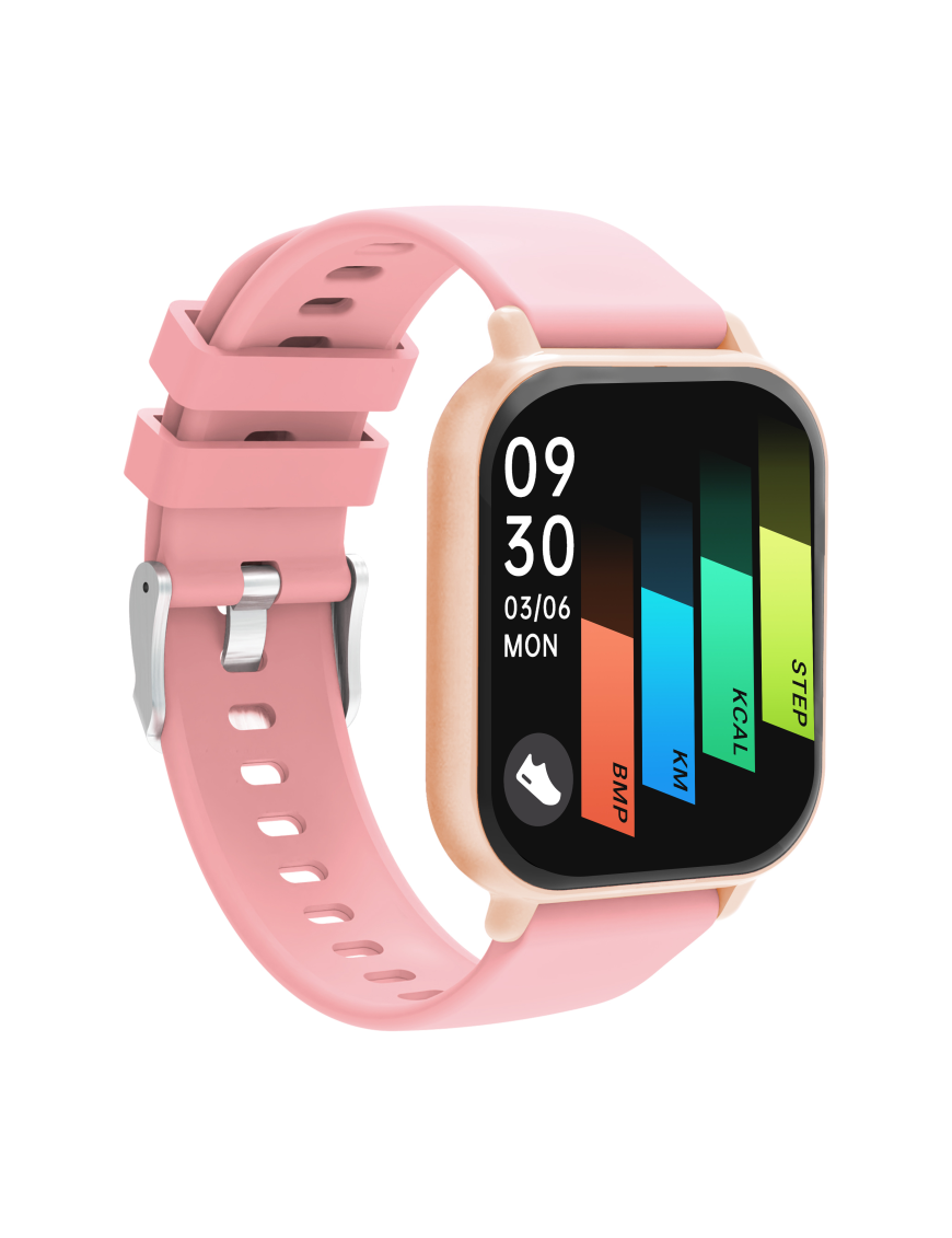 Denver SWC-176RO Relojes inteligentes y deportivos 4,6 cm (1.81") TFT Digital Pantalla táctil Rosa