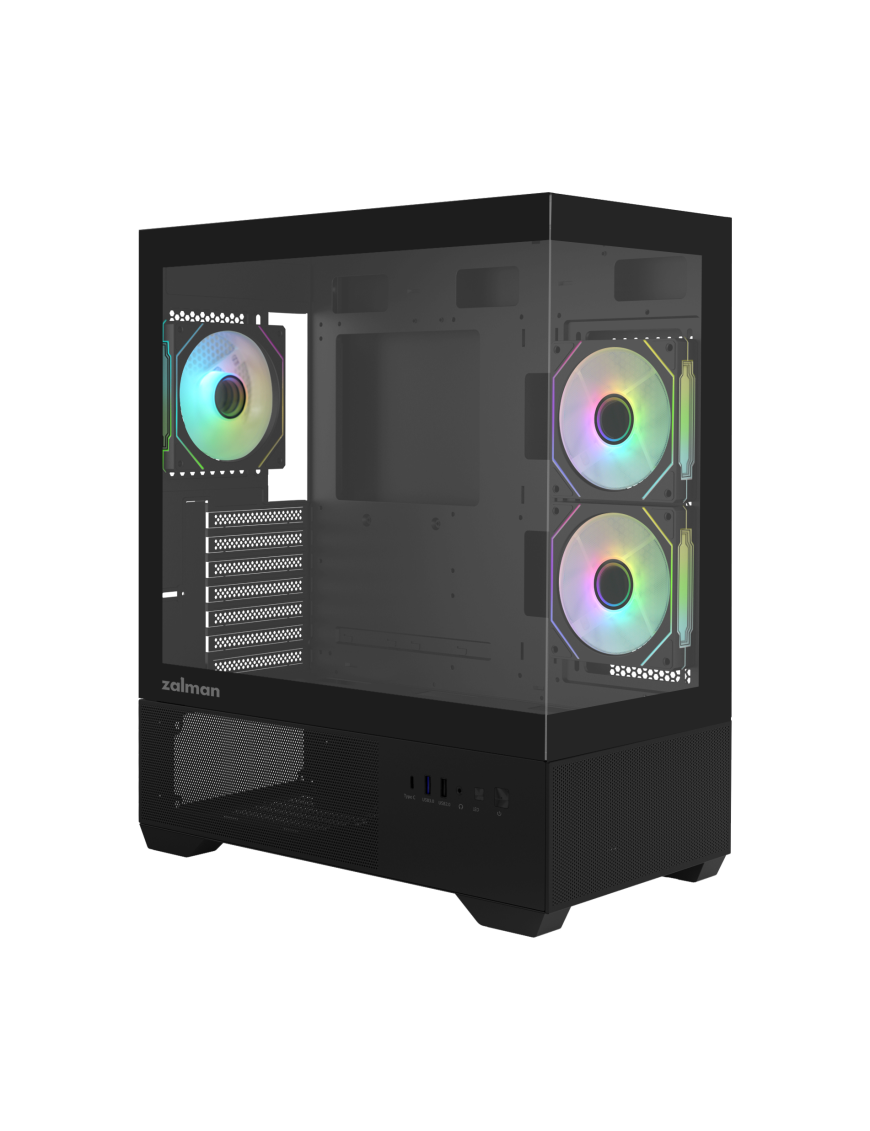 Zalman CHRONIX BLACK Midi Tower Negro
