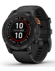 Garmin fenix 7 Pro Solar Edition 3,3 cm (1.3") MIP 47 mm Digital 260 x 260 Pixeles Pantalla táctil Negro, Gris Wifi GPS (satélit