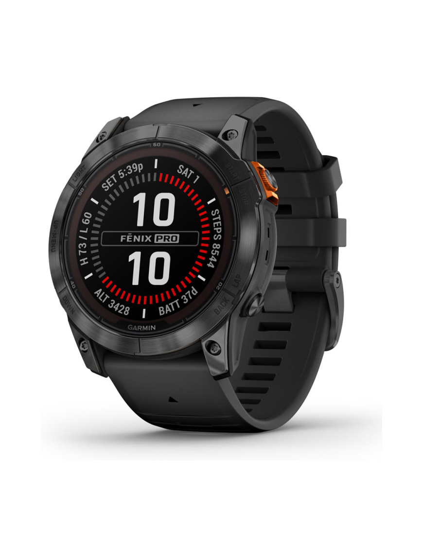 Garmin fenix 7X Pro 3,56 cm (1.4") MIP 51 mm Digital 280 x 280 Pixeles Pantalla táctil Gris Wifi GPS (satélite)