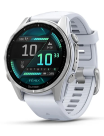 Garmin Fenix 8 3,3 cm (1.3") AMOLED 43 mm Digital 416 x 416 Pixeles Pantalla táctil Plata Wifi GPS (satélite)