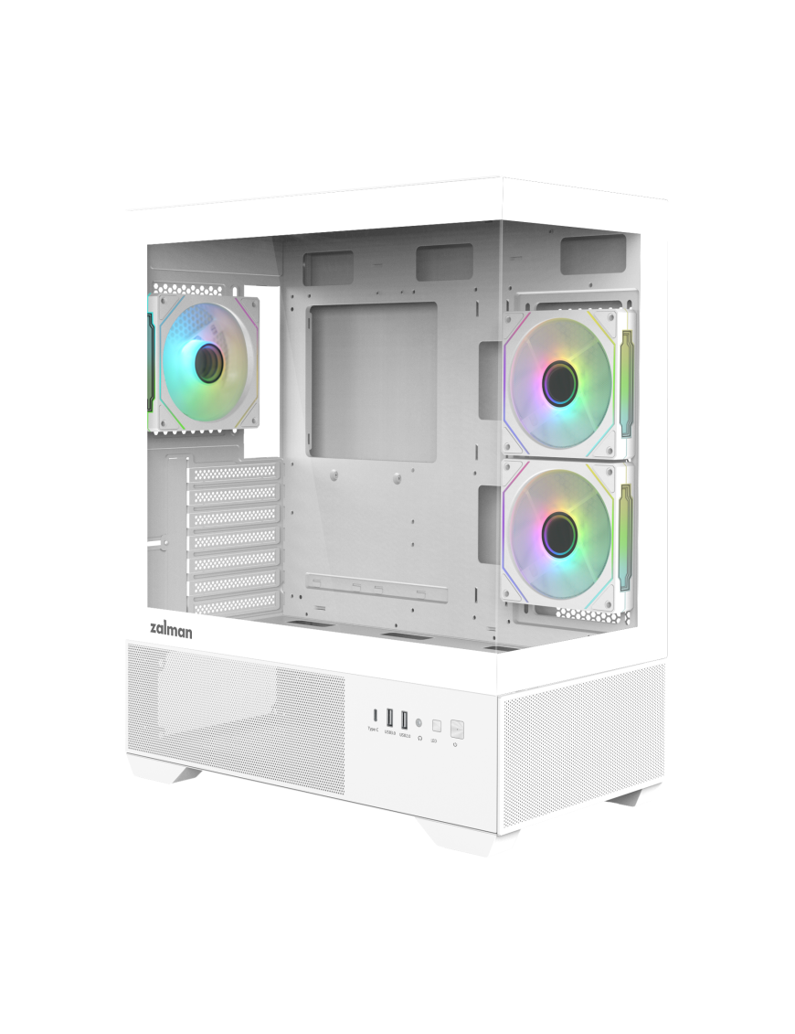 Zalman CHRONIX WHITE Midi Tower Blanco