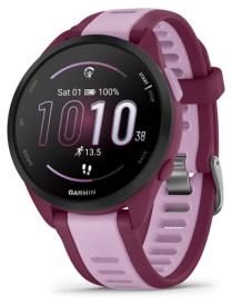 Garmin Forerunner 165 Music 3,05 cm (1.2") AMOLED 43 mm Digital 390 x 390 Pixeles Pantalla táctil Púrpura GPS (satélite)