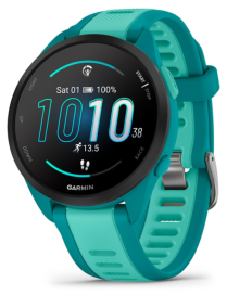 Garmin Forerunner 165 Music 3,05 cm (1.2") AMOLED 43 mm Digital 390 x 390 Pixeles Pantalla táctil Turquesa GPS (satélite)