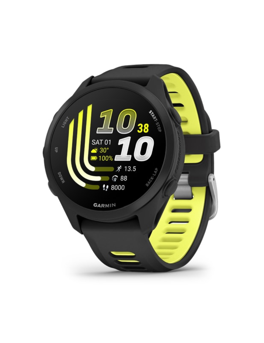 Garmin Forerunner 170 3,05 cm (1.2") AMOLED 30 mm Digital 390 x 390 Pixeles Pantalla táctil Negro GPS (satélite)