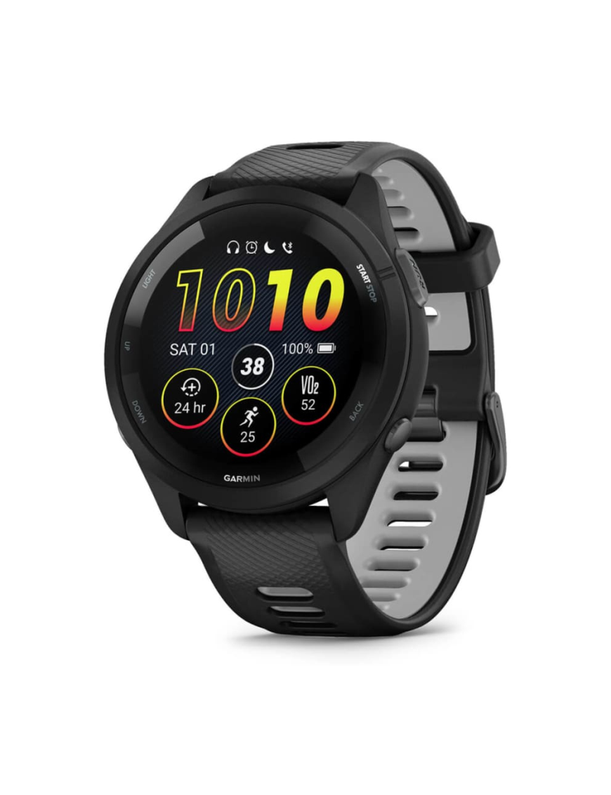 Garmin Forerunner 265 3,3 cm (1.3") AMOLED 46 mm Digital 416 x 416 Pixeles Pantalla táctil Negro Wifi GPS (satélite)