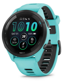 Garmin Forerunner 265 3,3 cm (1.3") AMOLED 46 mm Digital 416 x 416 Pixeles Pantalla táctil Negro, Azul Wifi GPS (satélite)