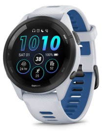 Garmin Forerunner 265 3,3 cm (1.3") AMOLED 46 mm Digital 416 x 416 Pixeles Pantalla táctil Negro, Blanco Wifi GPS (satélite)