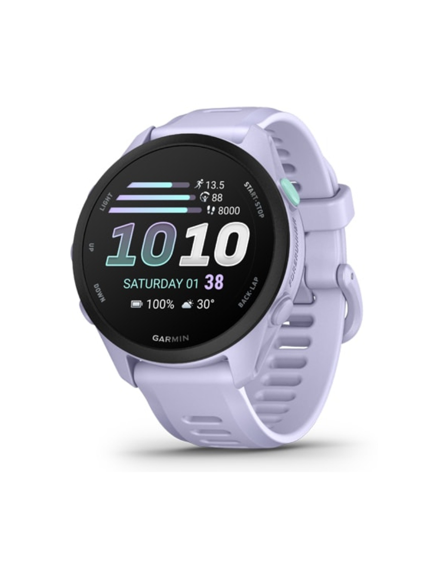 Garmin Forerunner 70 3,05 cm (1.2") AMOLED 43 mm Digital 390 x 390 Pixeles Pantalla táctil Lavanda GPS (satélite)
