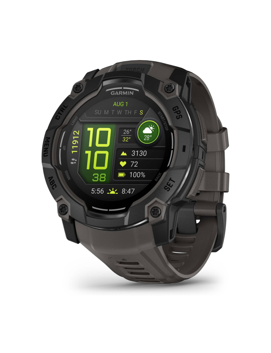 Garmin Instinct 3 AMOLED 3,3 cm (1.3") 50 mm Digital 416 x 416 Pixeles Pantalla táctil Negro GPS (satélite)