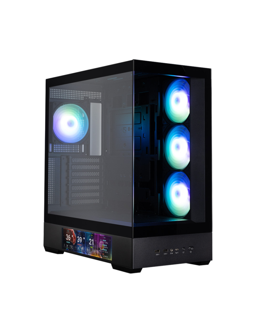Zalman P40 DS BLACK Midi Tower Negro