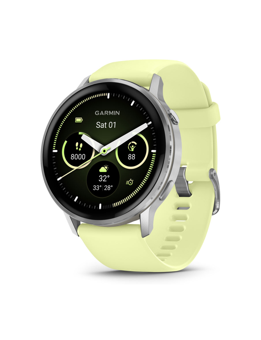 Garmin Venu 010-03014-02 Relojes inteligentes y deportivos 3,56 cm (1.4") AMOLED 45 mm Digital 454 x 454 Pixeles Pantalla táctil