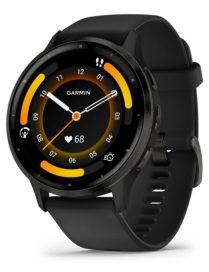 Garmin Venu 3 3,56 cm (1.4") AMOLED 45 mm Digital 454 x 454 Pixeles Pantalla táctil Negro Wifi GPS (satélite)