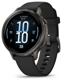 Garmin Venu 4 3,05 cm (1.2") AMOLED 41 mm Digital 390 x 390 Pixeles Pantalla táctil Negro Wifi GPS (satélite)